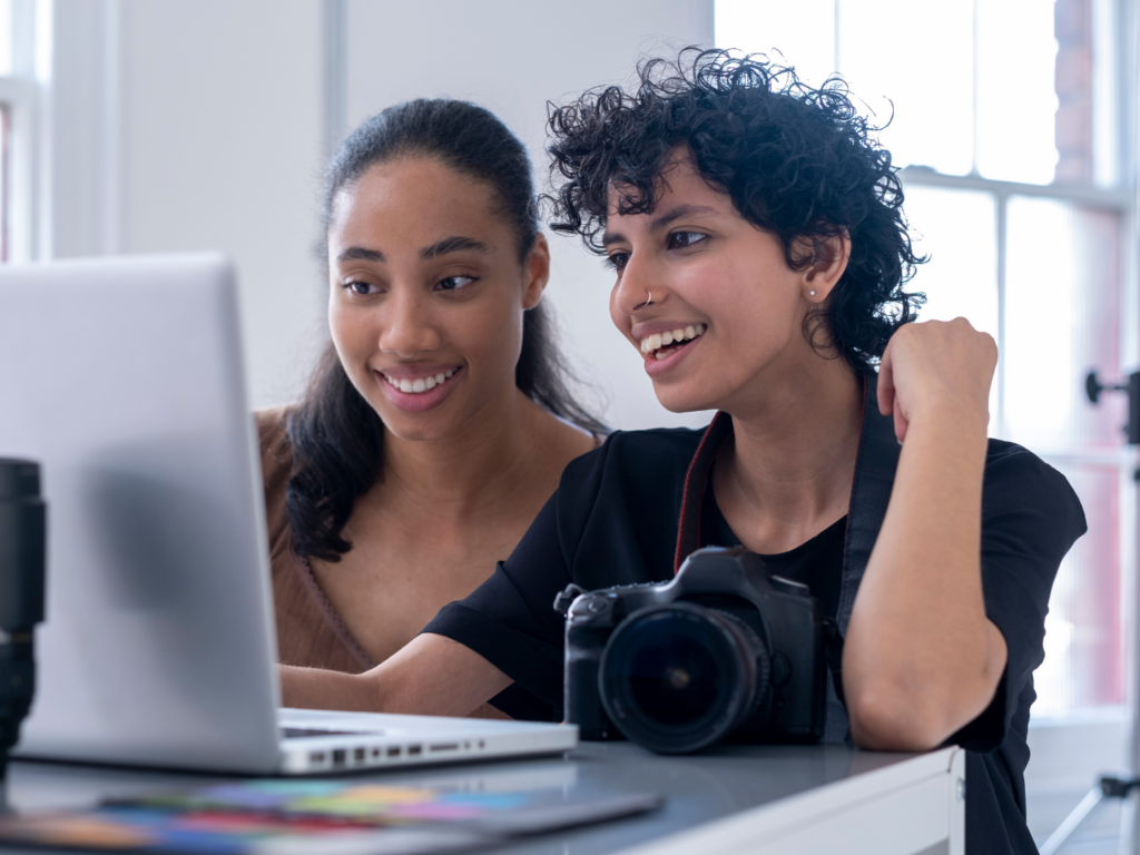 a photographer reviewing the information they need to purchase a home using a bank statement loan for freelancers